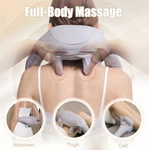 Masgre U20 Cordless Heated Neck Shoulder Massager, 6 Heads, Gray, Hands-free. Fixed Price $29.99.