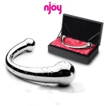 Njoy Pure Wand Curved Hard Metal G-spot Dildo Stainless Steel. Fixed Price $188.47.