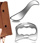 Uiibyuii 2 1 Stainless Steel Muscle Scraper Tools Set Gua Sha Massage New!. Fixed Price $21.44.
