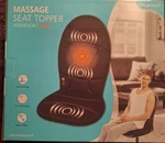 Health Touch Seat Topper Heat Vibration Back Massager Pain Relief. Fixed Price $24.95.