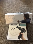 Infinity Pro Endurance Percussion Massage Device & Cordless Shiatsu Neck Body. Fixed Price $200.00.
