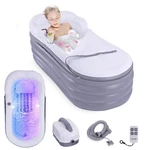 Serenelife Inflatable Bathtub With Bubble Massage Mat. Fixed Price $194.99.