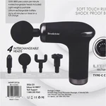 Brookstone Portable Deep Tissue Percussion Massager Rechargeable Type-c 4 Heads. Fixed Price $36.99.
