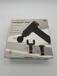 Sharper Image Powerboost Sport Percussion Massager 5 Speed Gun 3 Heads. Fixed Price $34.99.