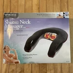 Homedics Shiatsu Neck Massager W/heat Deep Kneading NMS-300-2 Barely Used. Fixed Price $6.00.