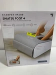 Sharper Image - Shiatsu Foot+ Compression And Rolling Massage With Heat Gray. Fixed Price $34.43.