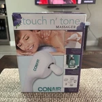New Conair Touch Tone Massager Model HM11M White 2 Speeds 6 Attachments. Fixed Price $29.95.