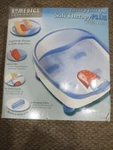 Homedics Massaging Foot Spa Sole Therapy Plus Heat Massage Bath ST-3. Fixed Price $19.99.