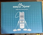 Easy Home Tens Pain Relief Electronic Device Box 4 Electrodes Free Shipping. Fixed Price $18.00.