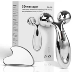 Gua Sha & Face Roller Set Stainless Steel Facial Tool, Skin Sculpting Relaxi. Fixed Price $12.77.