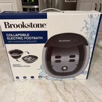 Brand New! Brookstone Collapsible Electric Footbath With 4 Massage Rollers Folds. Fixed Price $30.00.