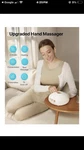 Alljoy Hand Massager With Heat, Finger Rechargeable 3 Levels. Fixed Price $40.00.