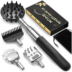 Telescoping Back Scratcher With 4 Detachable Heads - Perfect Gift For Dad. Fixed Price $35.99.