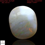 Natural Oval Fire Opal Cabochon Semiprecious Gemstone 13.00 Cts 17X15X7 Mm. Fixed Price $33.30.